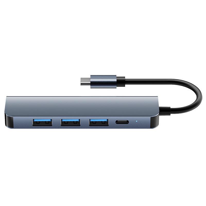 Hub USB-C cinque in uno con ricarica rapida: Dock di espansione a 4 porte