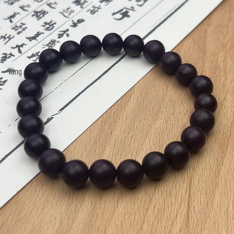 High-Grade Natural Herbal Fragrance Beads Handmade Agarwood Rose Floral Long-Lasting Scent Women's Bracelet
