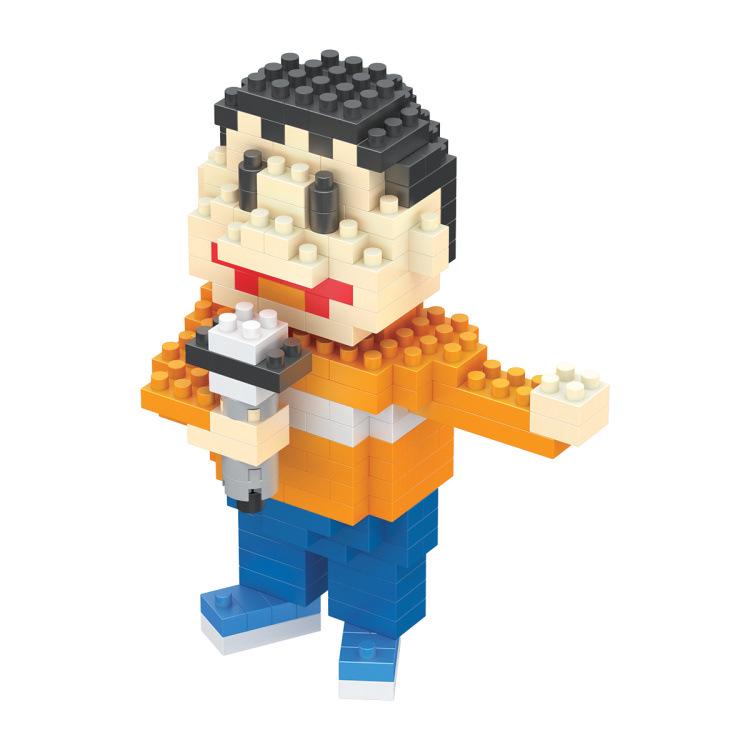 Doraemon Nobita Cartoon Micro Particle Building Blocks Anime Figure Assembly Toy for Kids Gift