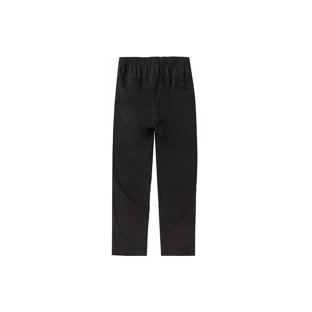 Li Ning Running Training Quick-Dry Breathable Woven Sports Pants Men Bottoms Black AYKR483-1