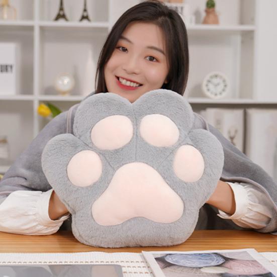 Cat Paw Pillow Quilt Blanket 3 In 1 Design Hands Warmers Thick