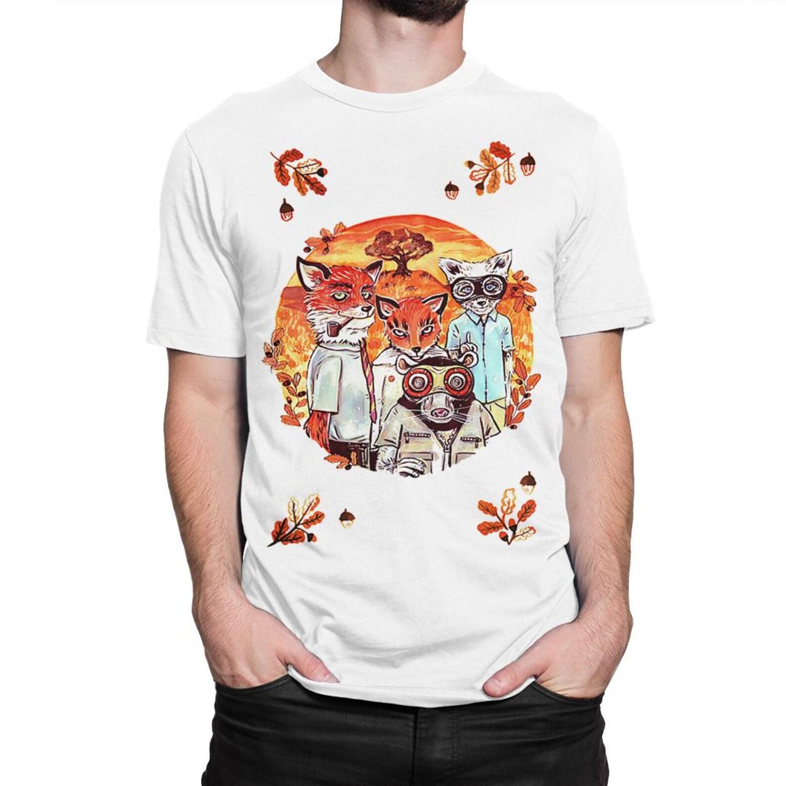Fantastic Mr. Fox Wes Anderson T-Shirt, Men s and Women s Sizes XL