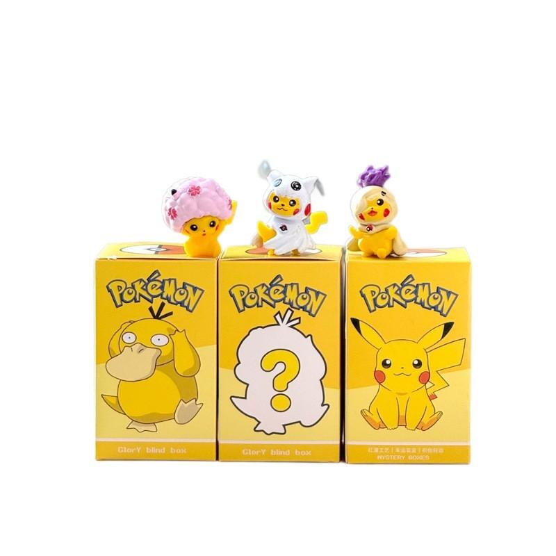 Ninepiece Pvc Pikachu Figurine Collection With Display Packaging For Collectors And Children
