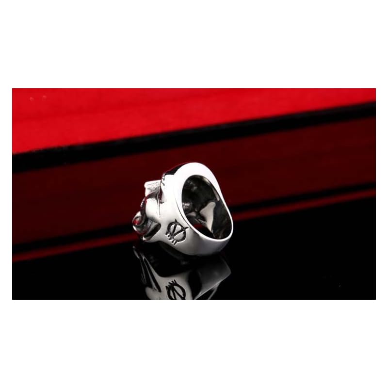 [ALICE ANDERSEN] Ring Ring Anonymous Free Size Open Ring Men's Silver Fashionable Anniversary Celebration Birthday Fashion Accessories (Silver)