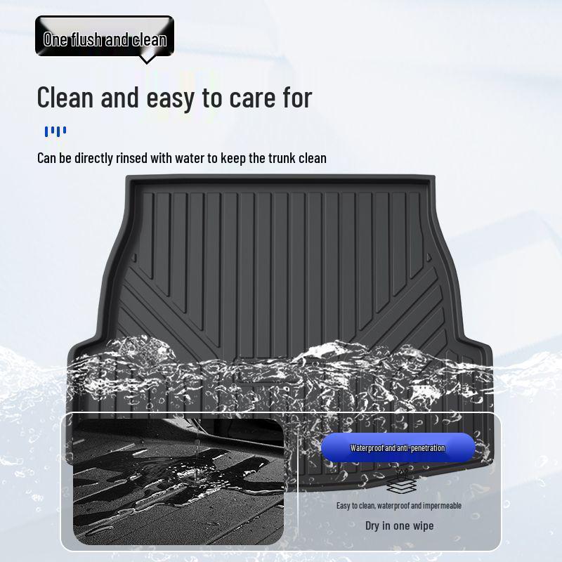 TPE Trunk Mat for 25 Wuling Bingo Plus Models - Car Interior Accessory