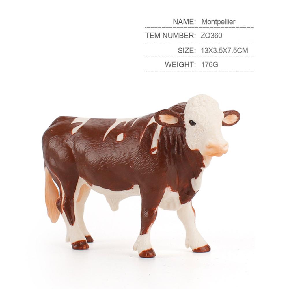 Simulation Milk Cow Action Figures Realistic Cute Farm Animals Model Ornaments For Children Collection