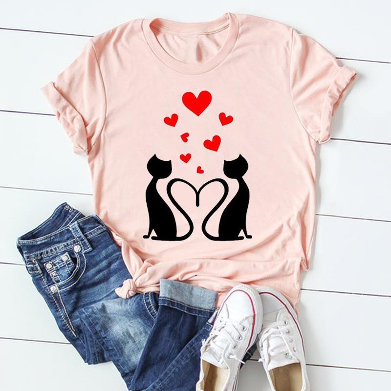 Animal Print Womens Graphic Tshirt Europe And United States Popular Dress Blouse Tops for Ladies Polyester fabric