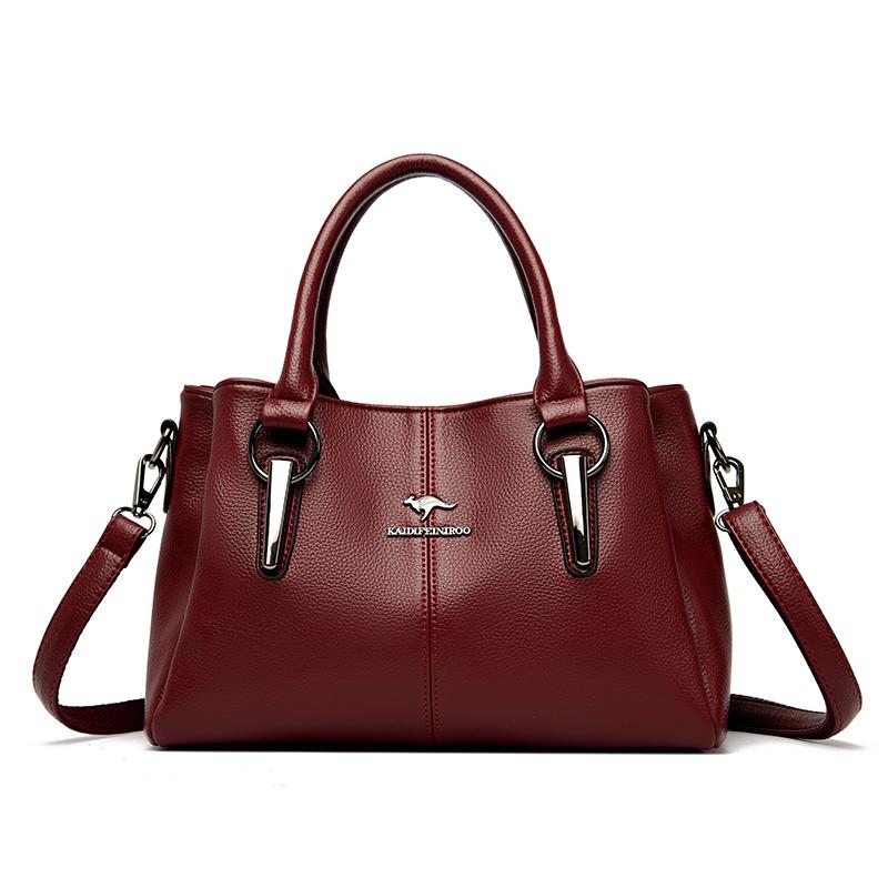 3 Layers Ladies Handbags High-quality Soft Leather Crossbody  Bags Designer High-capacity Shoulder Handbags for Women