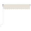 Manual Retractable Awning 350x250 Cm Cream