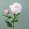 Handmade 2 Heads Peony Flowers Silk Peony Flower Bouquet Artificial Peony Flowers  Hotel