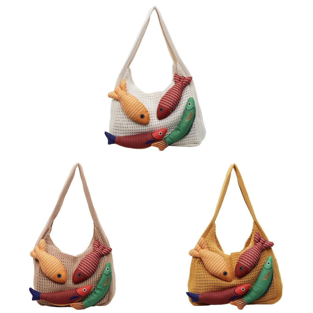 Cotton Large Capacity Tote Bag For Women With Open Top And Inner Card Pocket For Daily Use