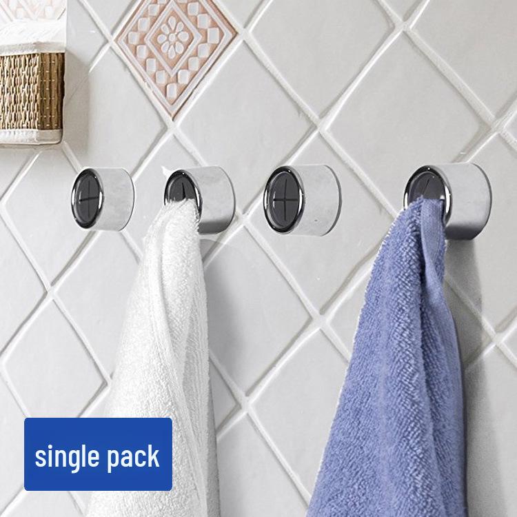 

Viscose Kitchen Wall Hooks - Small, Traceless, No-Punch, Ideal for Dorms Black Cross