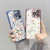 Purple Flowers Leaf Cover For Realme 15T 15 14 13 12 11 Plus Pro 5G C85 C71 C65 C53 C55 C35 C85 C21Y Air-Guard Corners Case Sof