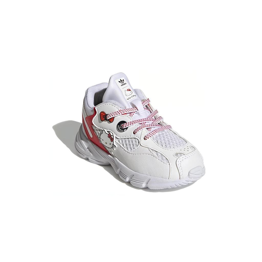 Hello Kitty x adidas Astir I Weiß Lebhaftes Rot Babysneakers Wolkenweiß Kernschwarz GX1912