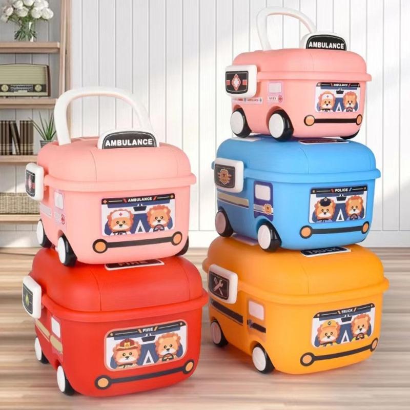 Kinder Rollbox mit Griff Abgerundete Ecken für Baby Spielzeug Organisation und Spiel