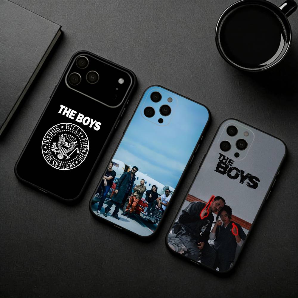 The B-Boys-S TV Show Phone Case For iPhone 17pro,16,15,14,13,12,11 Plus,Pro Max,XS,Soft Silicone Black Cover