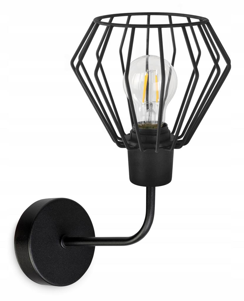 WALL LAMP, SQUARE LAMP, METAL LAMP, WIRE, LED