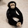 Mother and son chimpanzee doll plush toy little monkey sloth doll girl company soothing doll