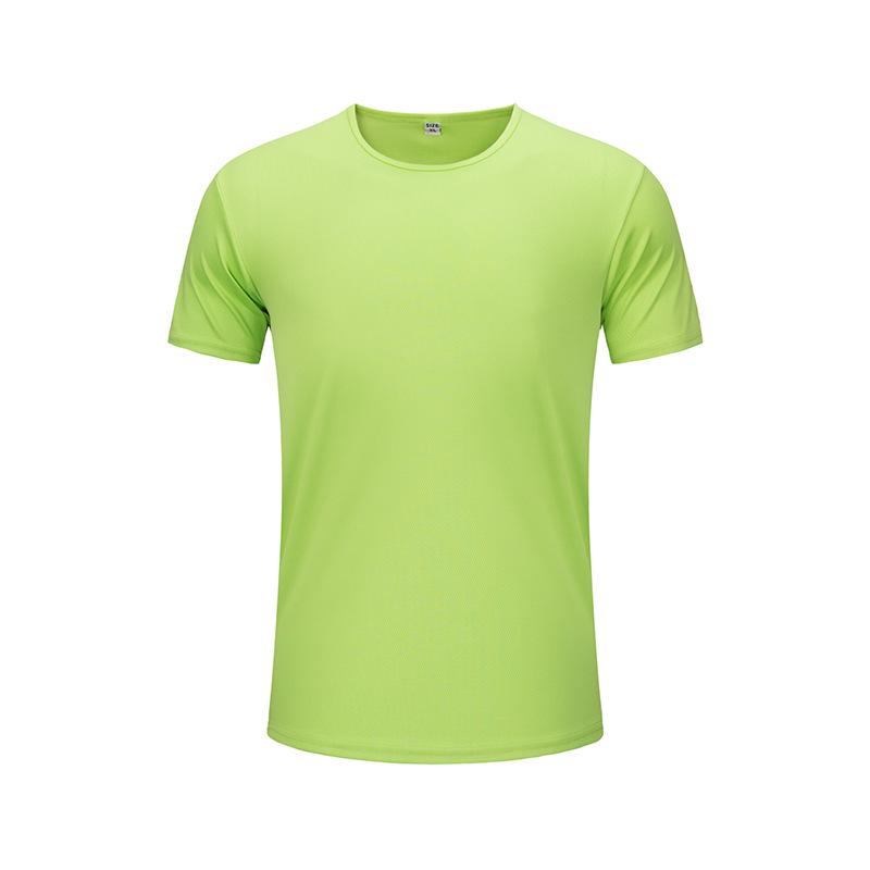 Custom Quick-Dry Short Sleeve Round Neck Sports Shirt with DIY Logo Printing