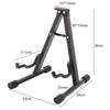 Portable Folding Guitar Stand for Electric and Acoustic Guitars (Dismountable A-Stand)