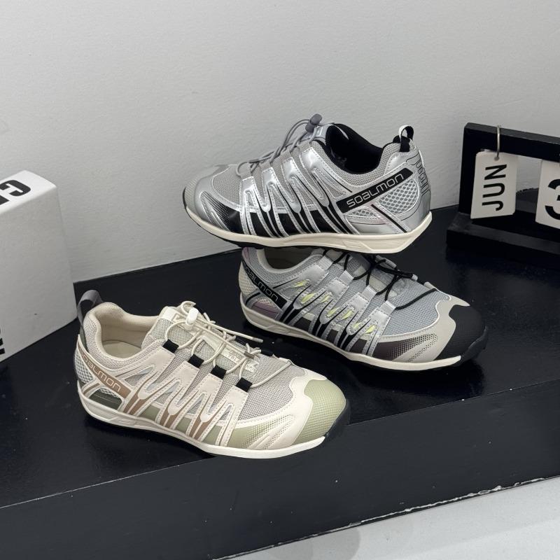 Leather Leisure Sports Thick Bottom Mountaineering Big Head Outdoor Soft Bottom Lightweight Breathable Daddy Shoes Women