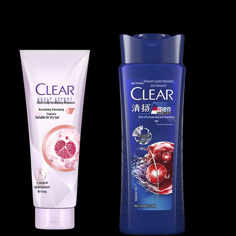 Clear Men s Anti-Dandruff Shampoo & Hair Care Essence Duo