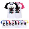 5383 Kids Demogorgon Print Raglan T-Shirt