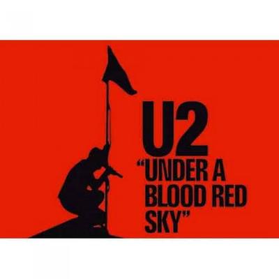 U2 Under A Blood Red Sky Postcard