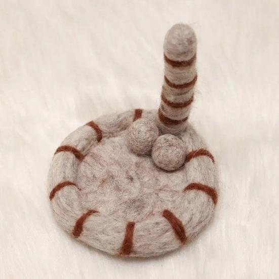 Kattenkont Vilt Onderzetter Grappige Koffieonderzetters Zachte Absorberende Tafelmatten Elegante Woondecoratie Cadeau voor Kattenliefhebbers