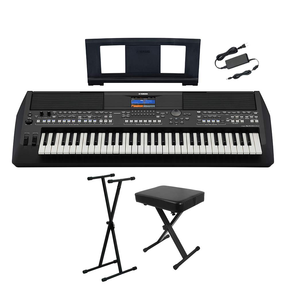 

YAMAHA PSR-SX600 X standX chair set 61 keys portable Yamaha keyboard