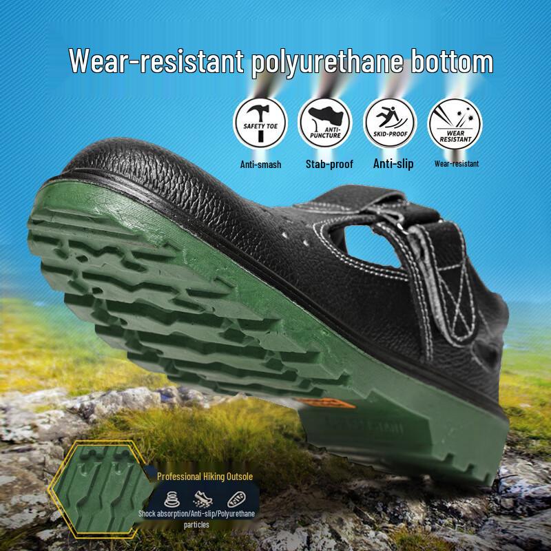 Breathable PU Safety Work Sandals