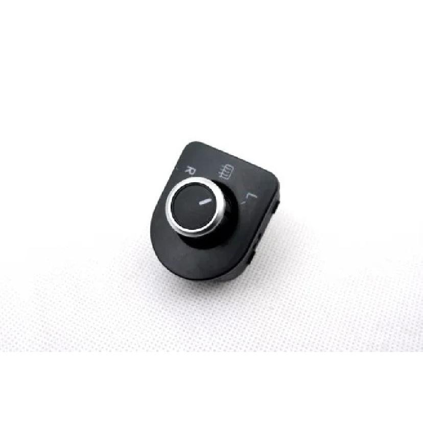 Matt Chrome Rear View Side Mirror Switch Knob (Heat Mirror Support) For VW Volkswagen Golf MK4