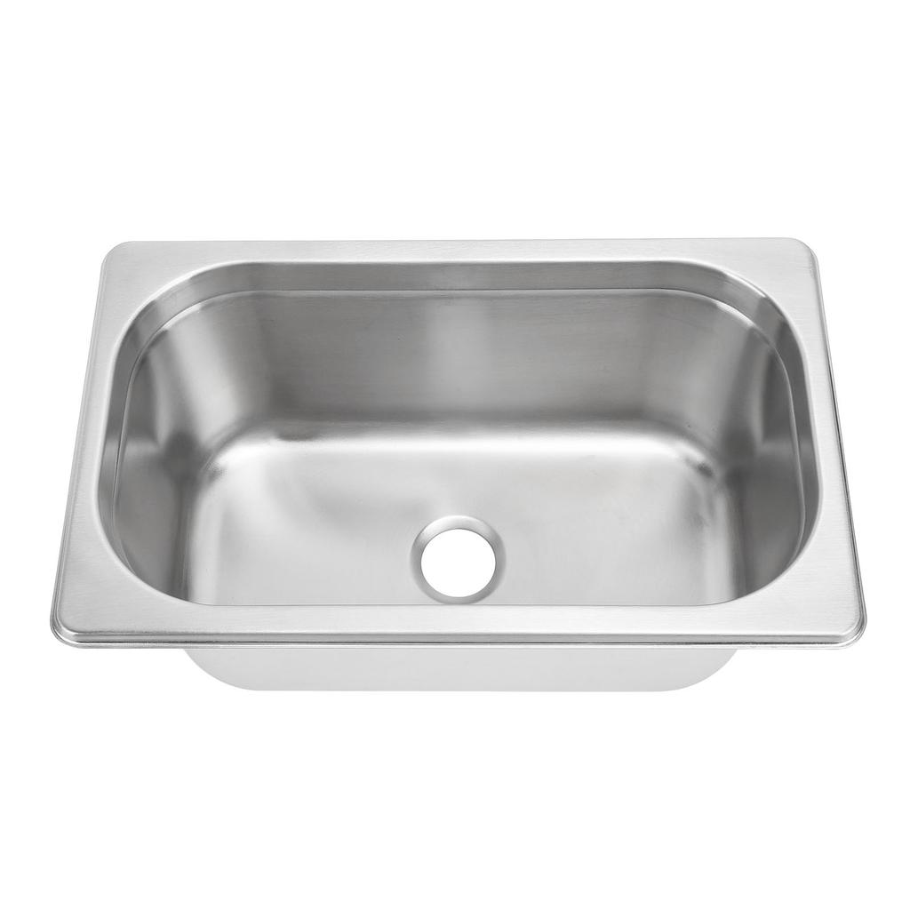320 X 180 X 130mm RV Sink 304 Stainless Steel Versatile Square Kitchen Bathroom Wash Sink with 40mm Outlet for Caravan