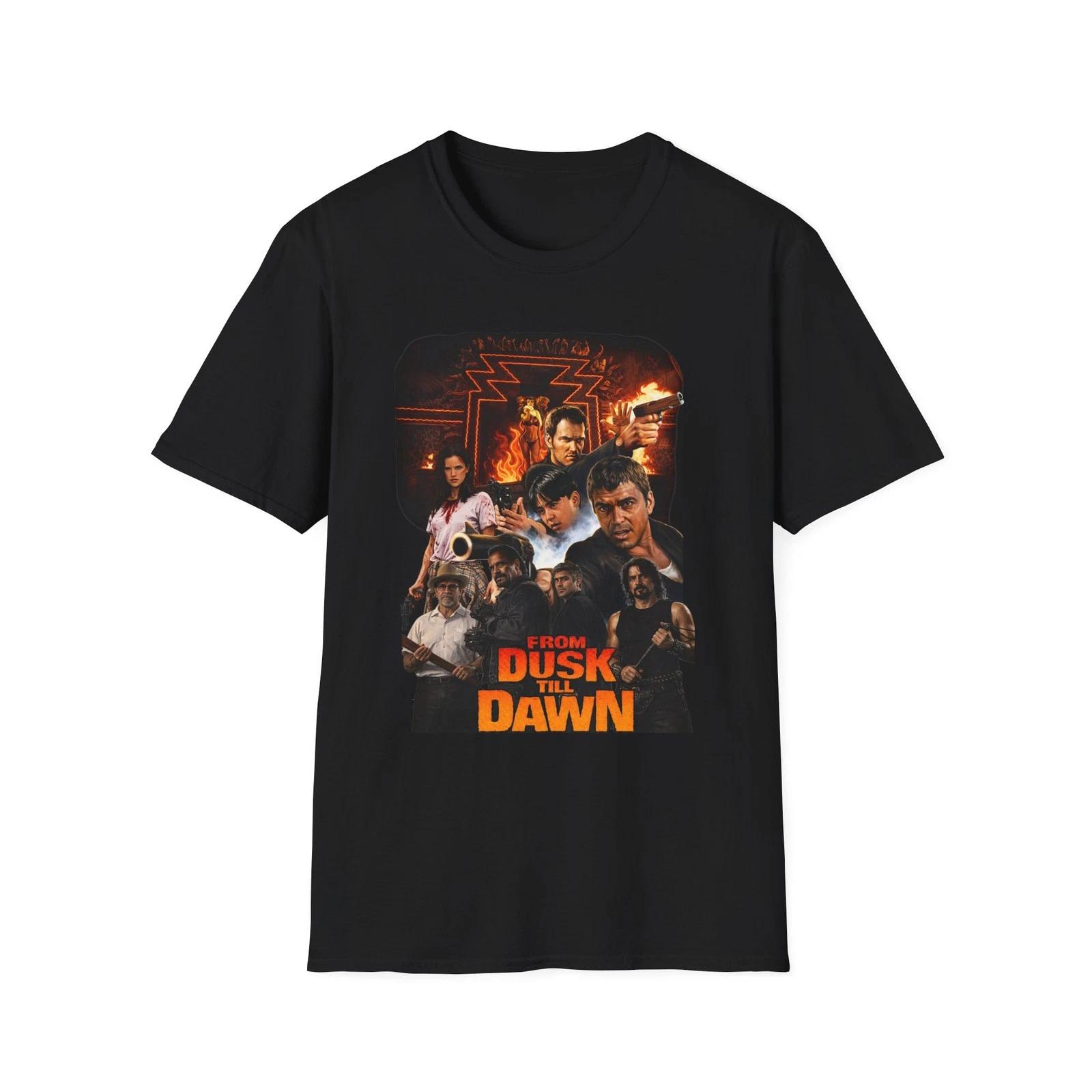 From Dusk Till Dawn T-Shirt | Nighttime Typography Shirt XS