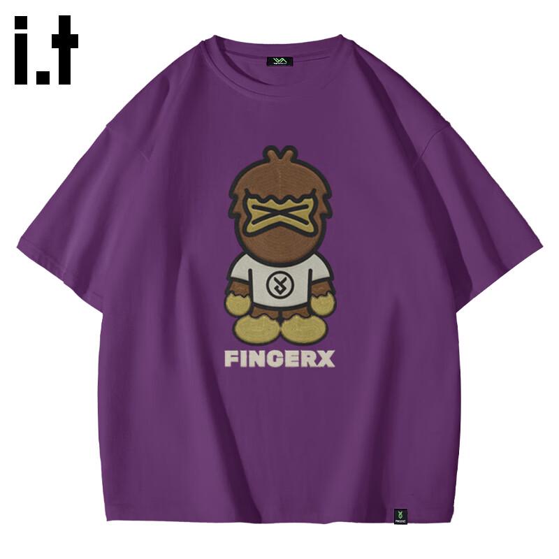 Fingercroxx Men s Retro Cotton Short Sleeve T-Shirt 2XL