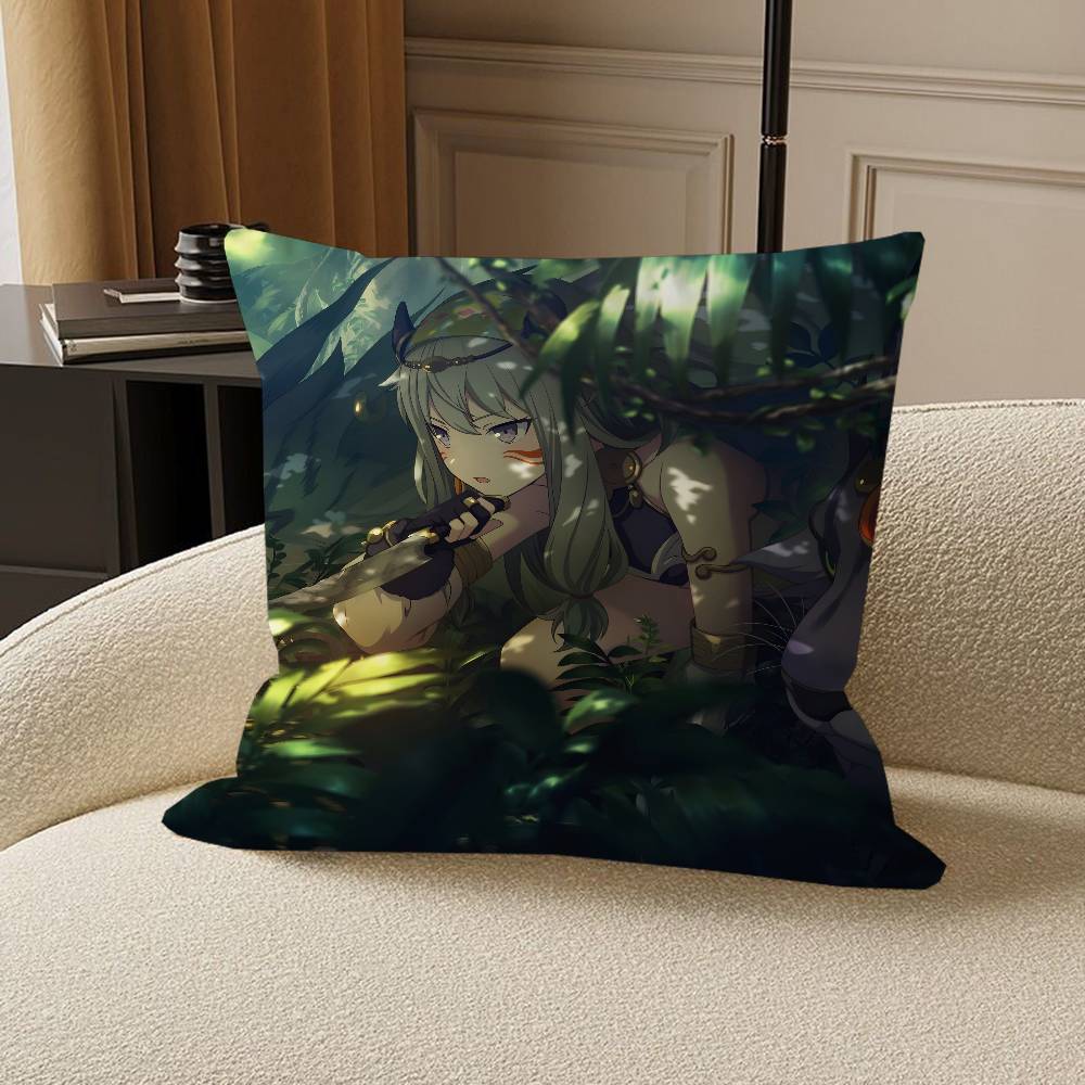 Cartoon Kusanagi Nene Cushion Cover 30x50 Polyester Sofa Cushions Decorative Throw Pillows Home Decoration Pillowcover 12x12Inch