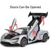 1:32 BYD Yangwang U9 U8 Druckgusslegierung Modell Miniatur Spielzeugauto Tür geöffnet Geräusch Licht Rückzug Fahrzeug Sammlerstück Verzierung Geschenk