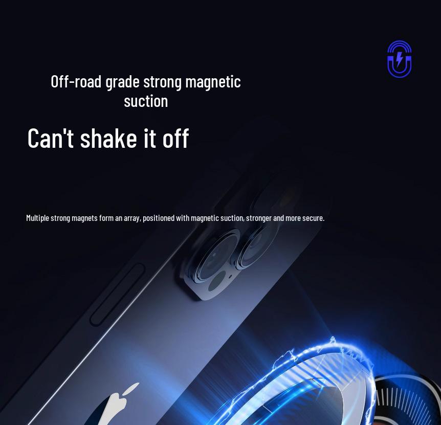 Magnetic Car Wireless Charger & Phone Holder for Apple MagSafe - Fast Charging