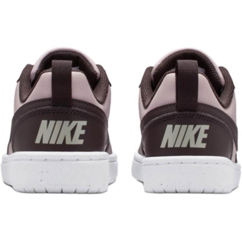 Nike Court Borough Low Recraft Kids Low Top Skate Shoes Black Pink DV5456-601