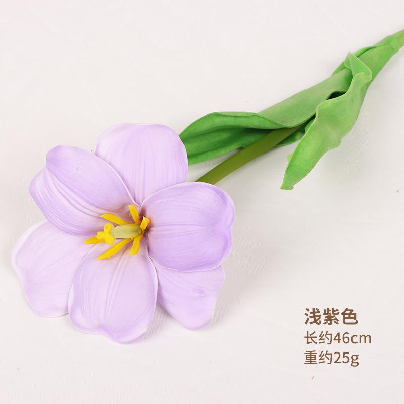 10pcs/Bundle 46cm New Tulip Living Room Ornaments With PU Artificial Premium Bouquet Realistic Touch Tulip Wholesale