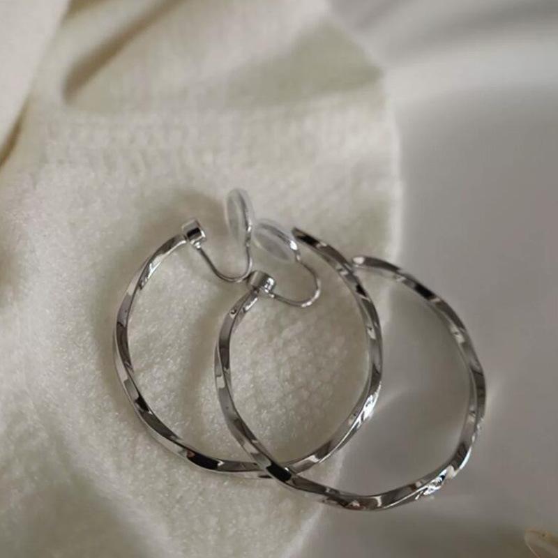 Simple and Versatile Circle Earrings, New Trendy Women's Niche Design, High-end Temperament, Light Luxury Accessories