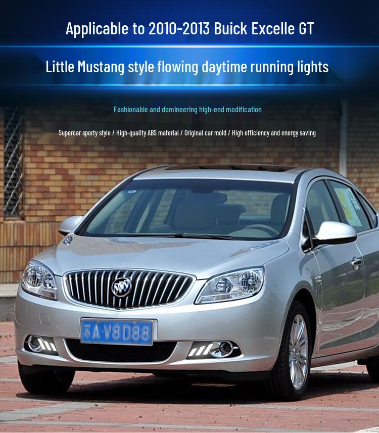 LED Daytime Running & Front Fog Lights for 2010-2013 Buick Excelle GT