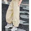 New Style Girls' Summer Pants for Little Girls Thin Cool Quick-drying Pants Casual Loose Sports Pants Long Pants