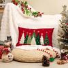Xmas Trees Pattern Cushion Cover Home Textile Cushion Pillowcase  New Year Gifts