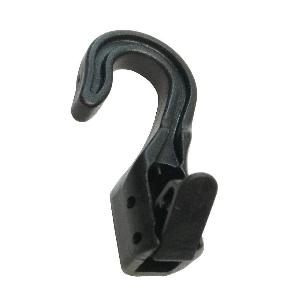 10Pc Open End Cord Hooks Snap Boat Kayak Motorcycle Rope Buckle Camping Tent Hoo