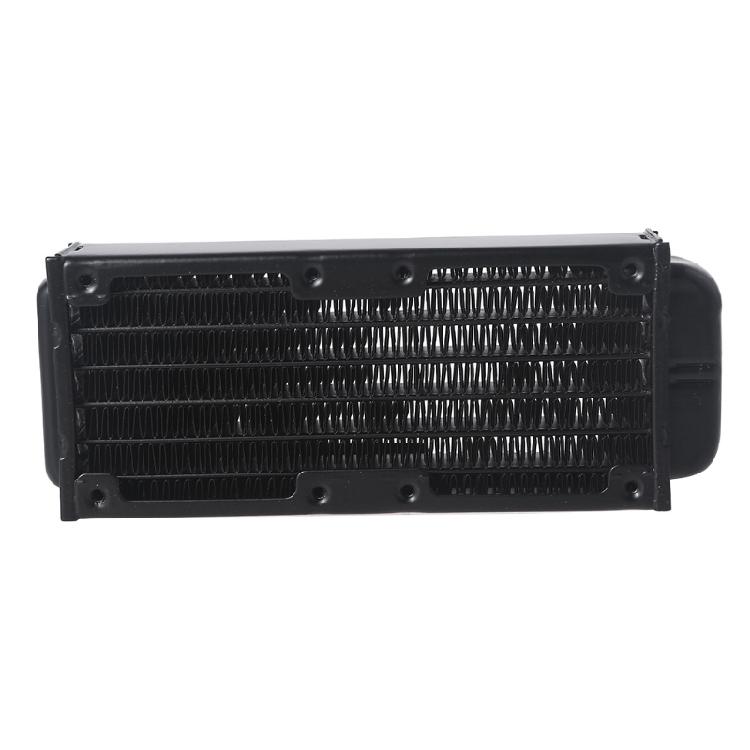 Aluminum Water Cooling Radiator 6 Tubes Heat Exchanger CPU Heatsink Cooler Fast Heat Dissipation for PC Computer