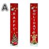 Christmas Curtain Hanging Flag Thanksgiving Banner Door Flag Party Flag Christmas Decoration