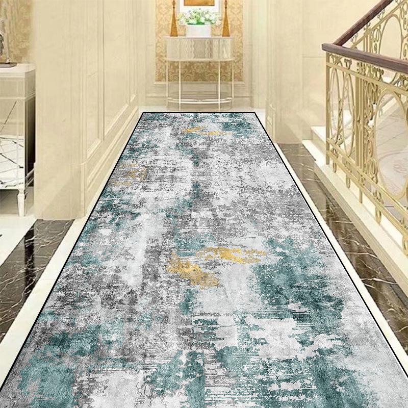 

Абстрактные длинные ковры современные бытовые коридорные ковры гостиничные домашние прихожие коврики для прихожей противоскользящие коврики для холла и вестибюля моющиеся 60x200cm 23.6x78in