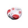 Pink Rabbit Ceramic Chopstick Rest and Holder - Cute Dining Utensil Pillow & Pen Storage Ornament