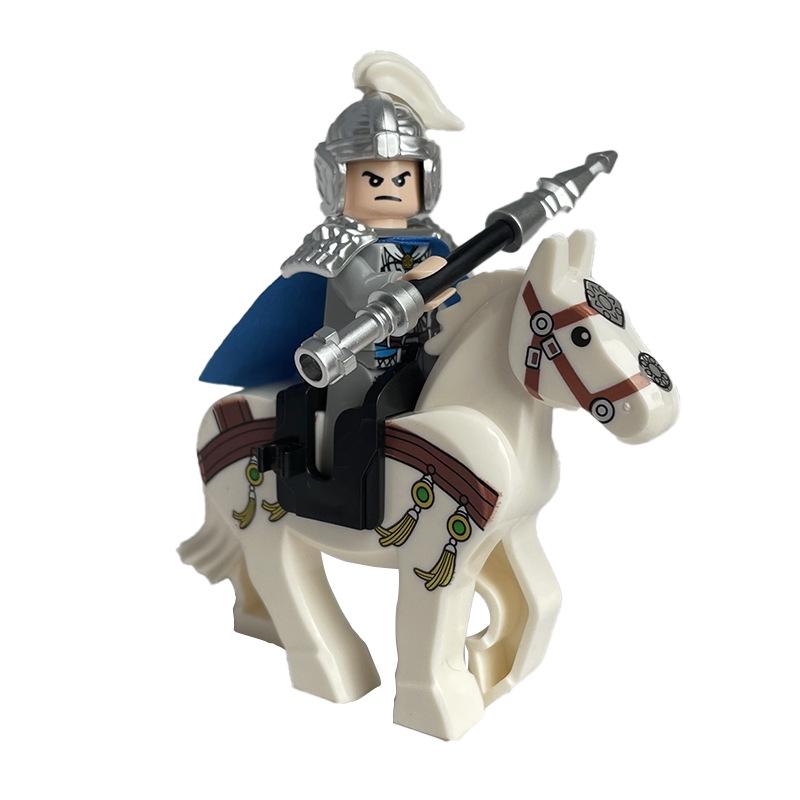 Three Kingdoms Xiaoxia Series Ancient Chinese Generals And Soldiers Doll Children'S Assembled Building Block Toy